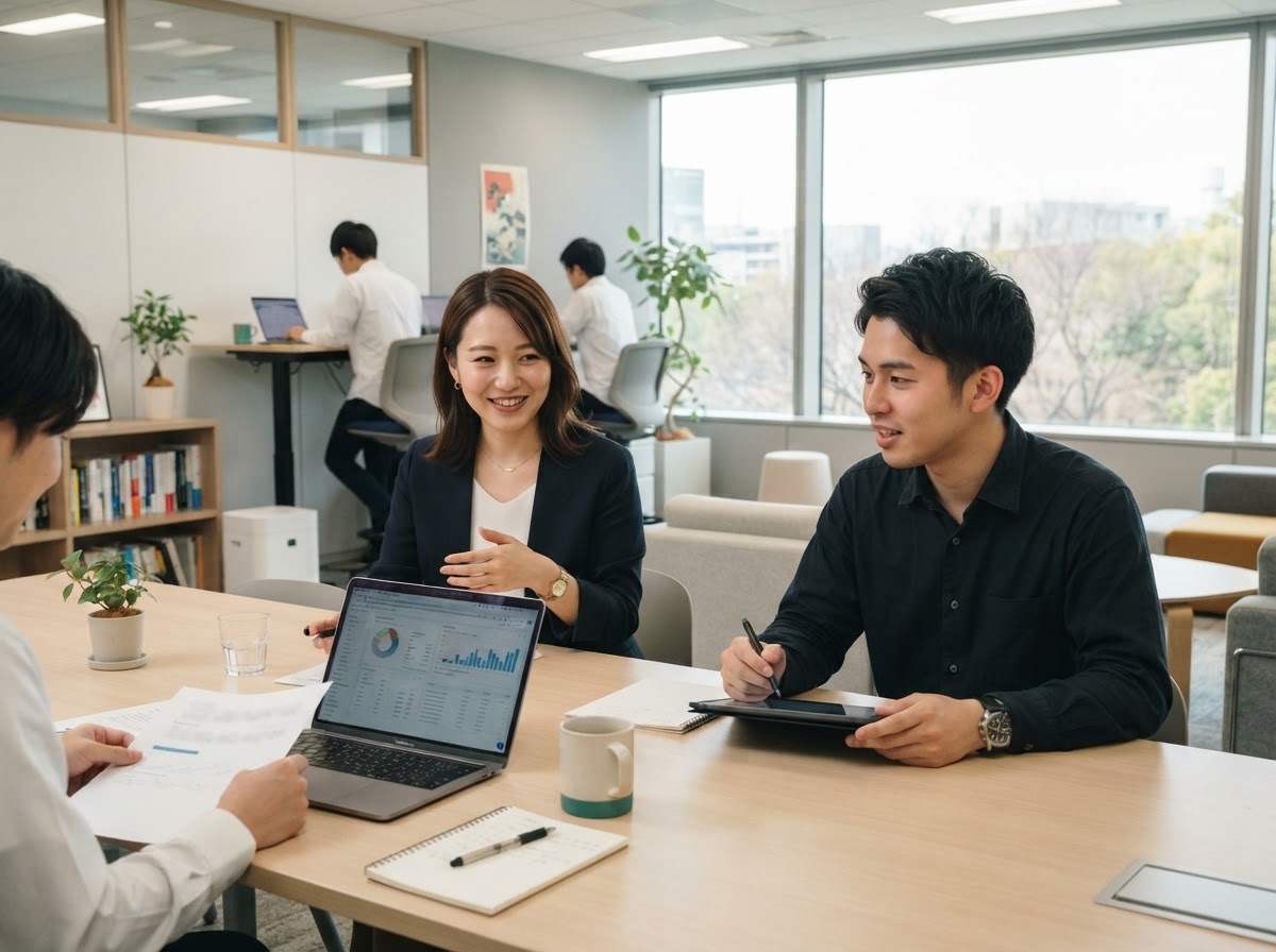 Seiran Shueki Fuwa のデータ解析チームによる業務風景